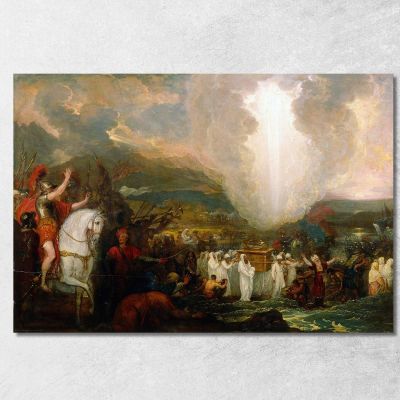 Joshua Passing The River Jordan With The Ark Of The Covenant Benjamin West bwt30 canvas print 