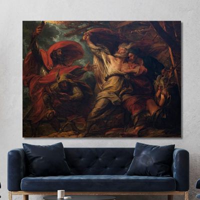 King Lear Benjamin West bwt31 canvas print 