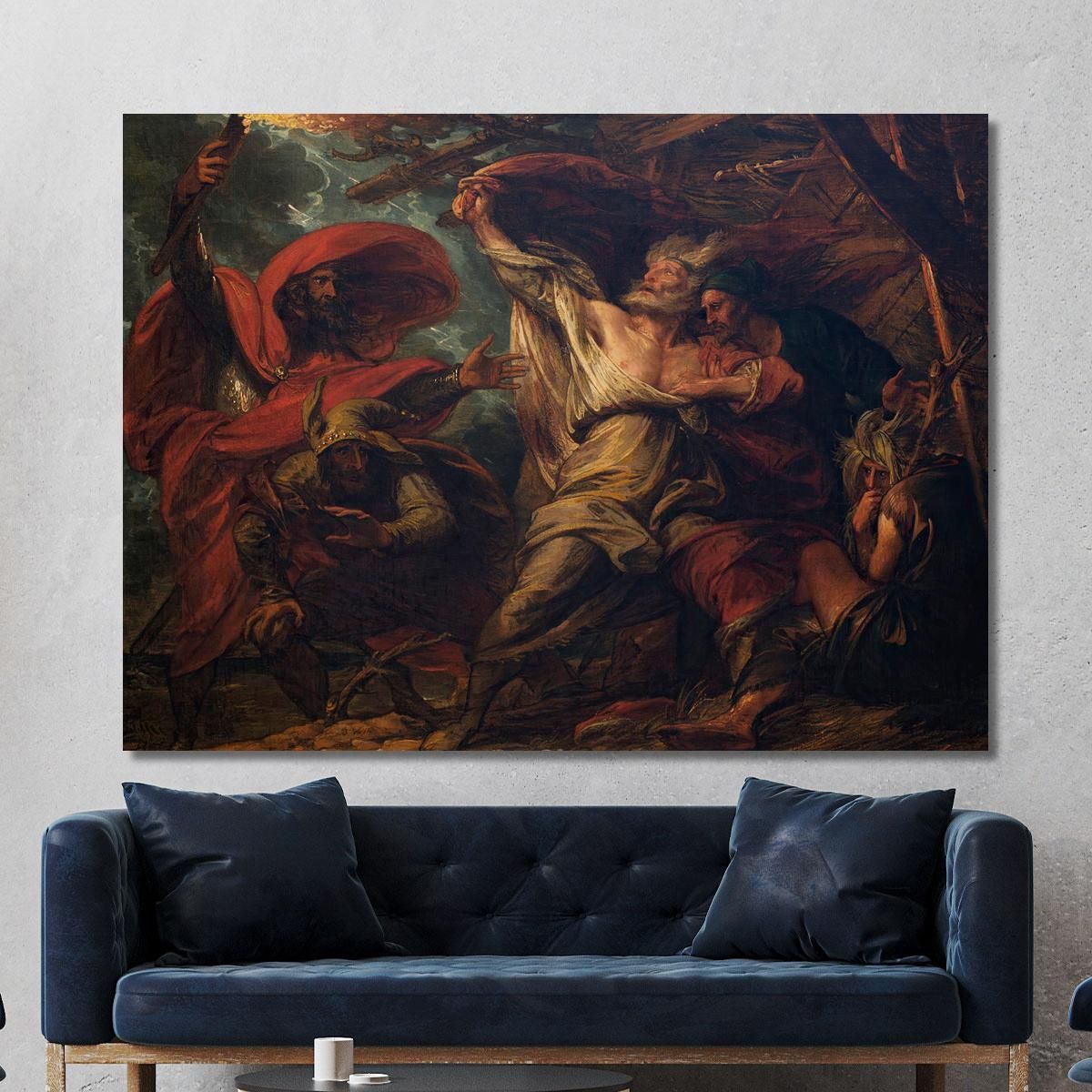 King Lear Benjamin West bwt31 canvas print 