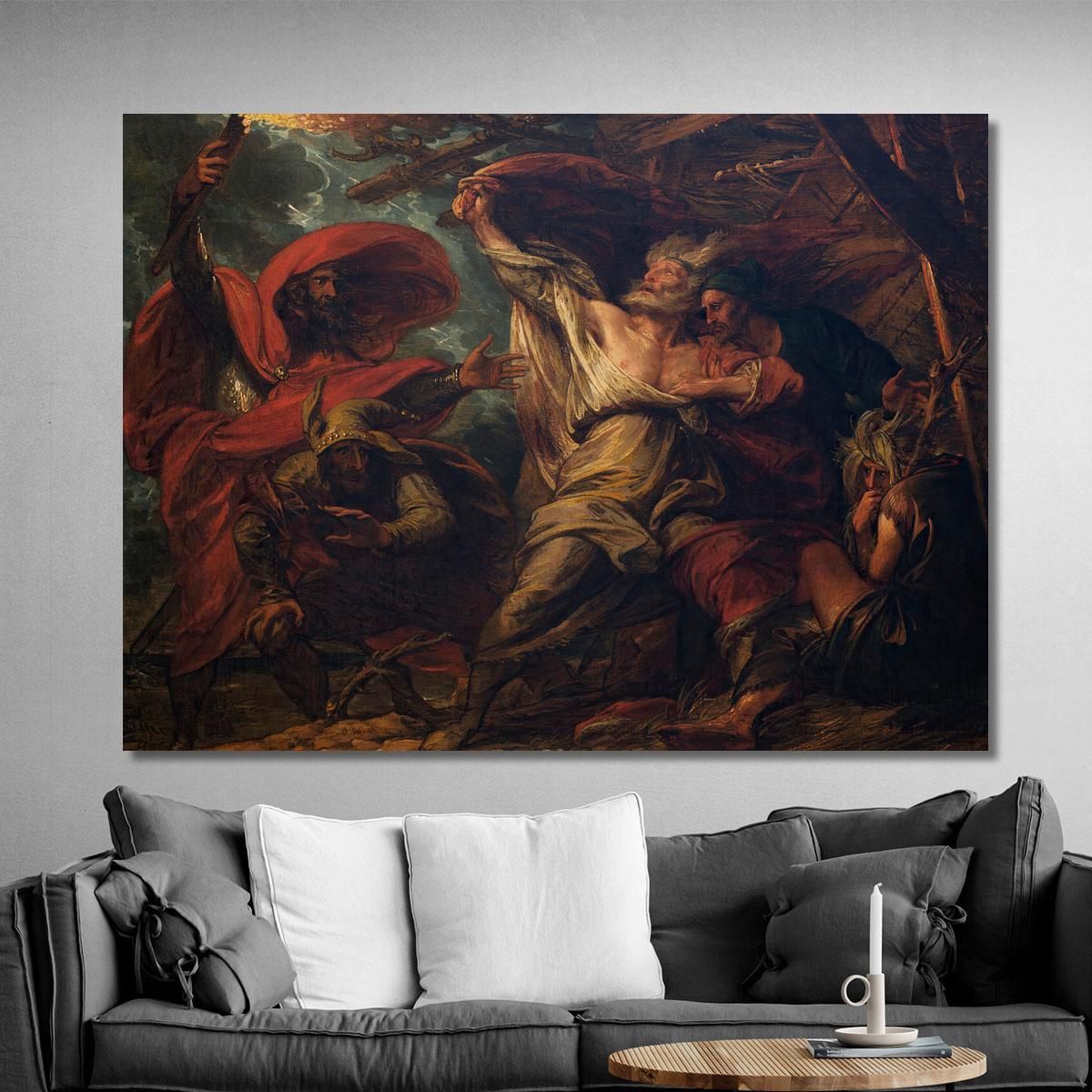 King Lear Benjamin West bwt31 canvas print 
