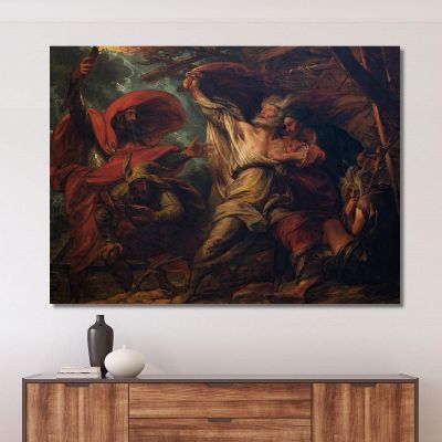 King Lear Benjamin West bwt31 canvas print 