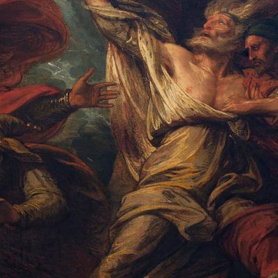King Lear Benjamin West bwt31 canvas print