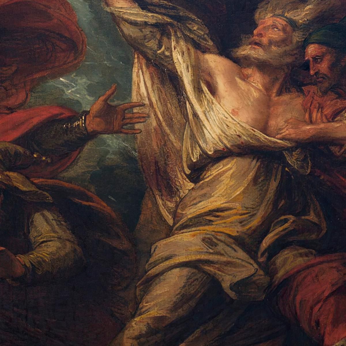 King Lear Benjamin West bwt31 canvas print