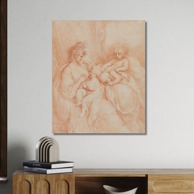 Maternity Benjamin West bwt36 canvas print 