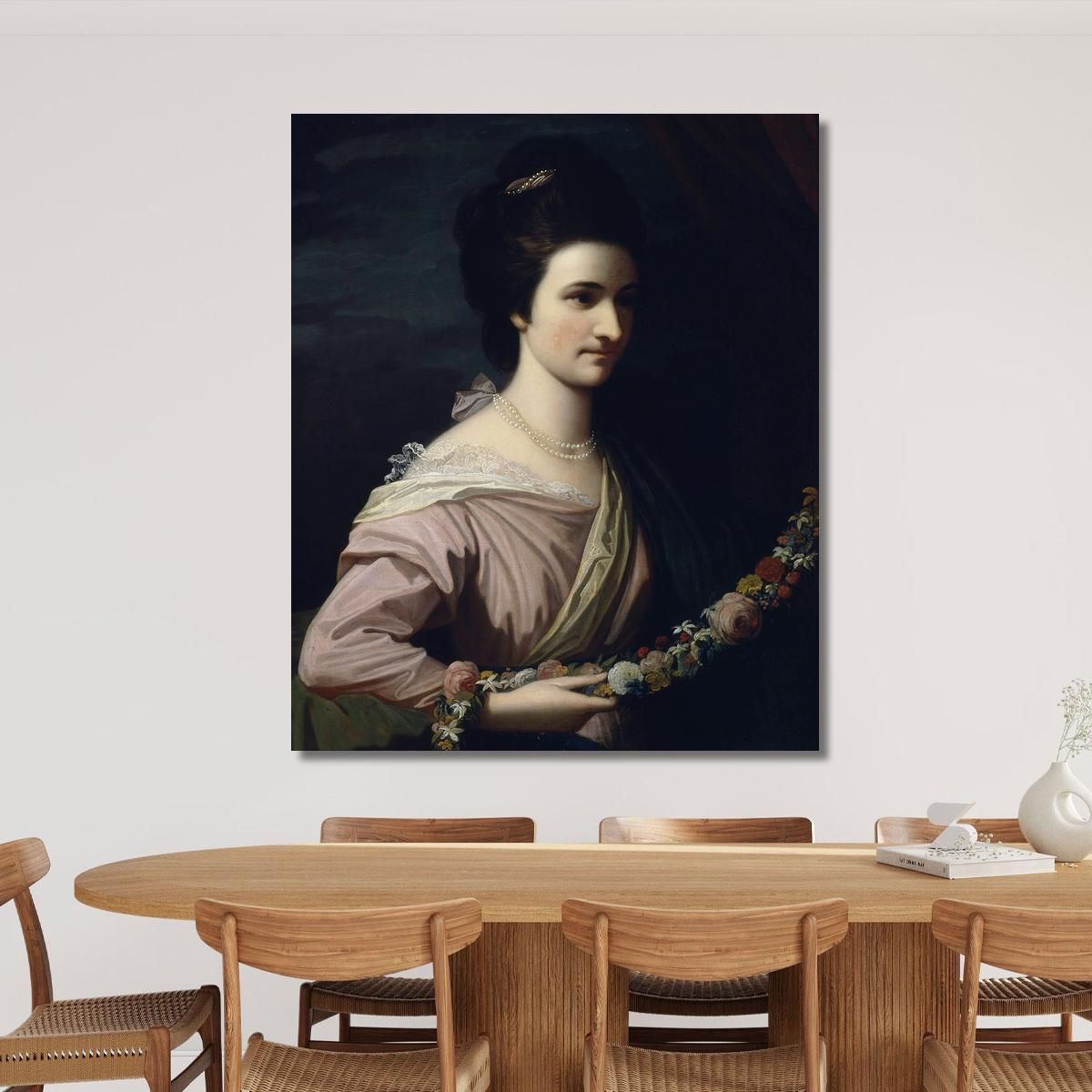 Miss Elizabeth Milward Benjamin West bwt37 canvas print 