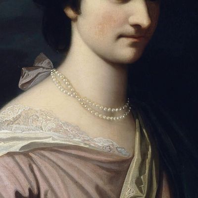 Miss Elizabeth Milward Benjamin West bwt37 canvas print