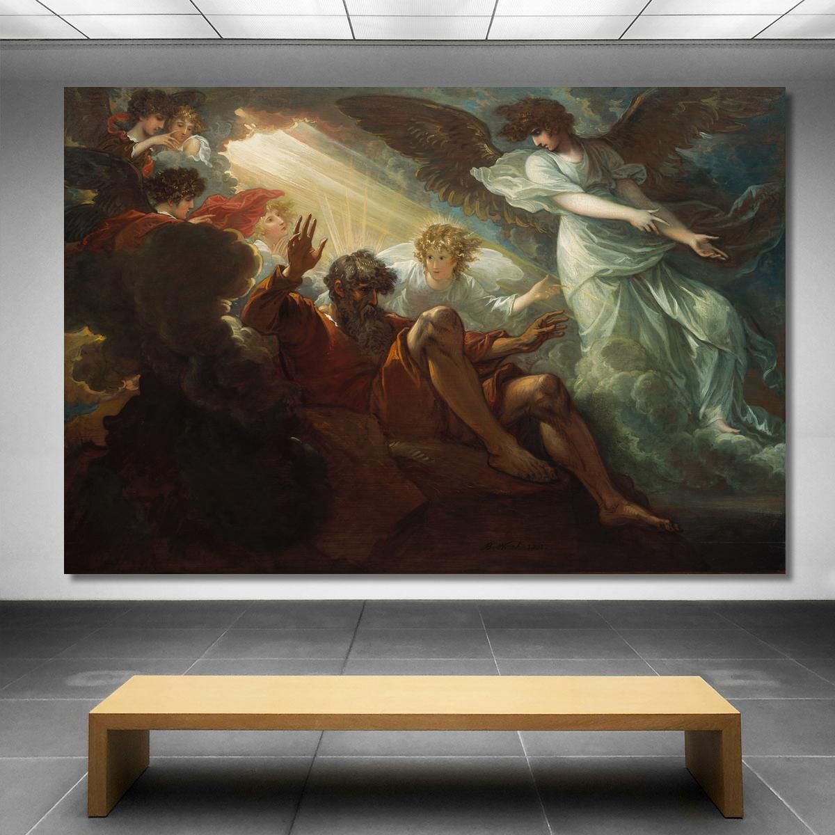 Moses Shown The Promised Land Benjamin West bwt38 canvas print 