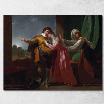 Romeo And Juliet Benjamin West bwt51 canvas print 