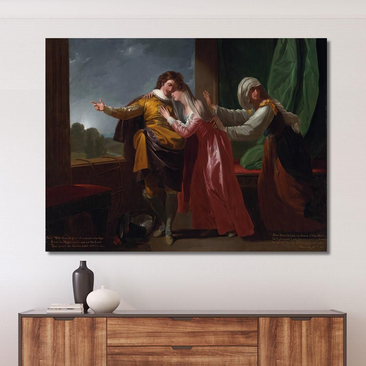 Romeo And Juliet Benjamin West bwt51 canvas print 