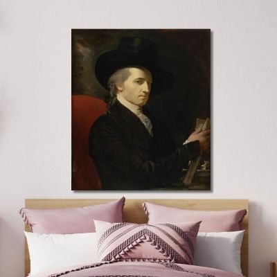 Self-Portrait Of The Artist Benjamin West bwt52 canvas print 