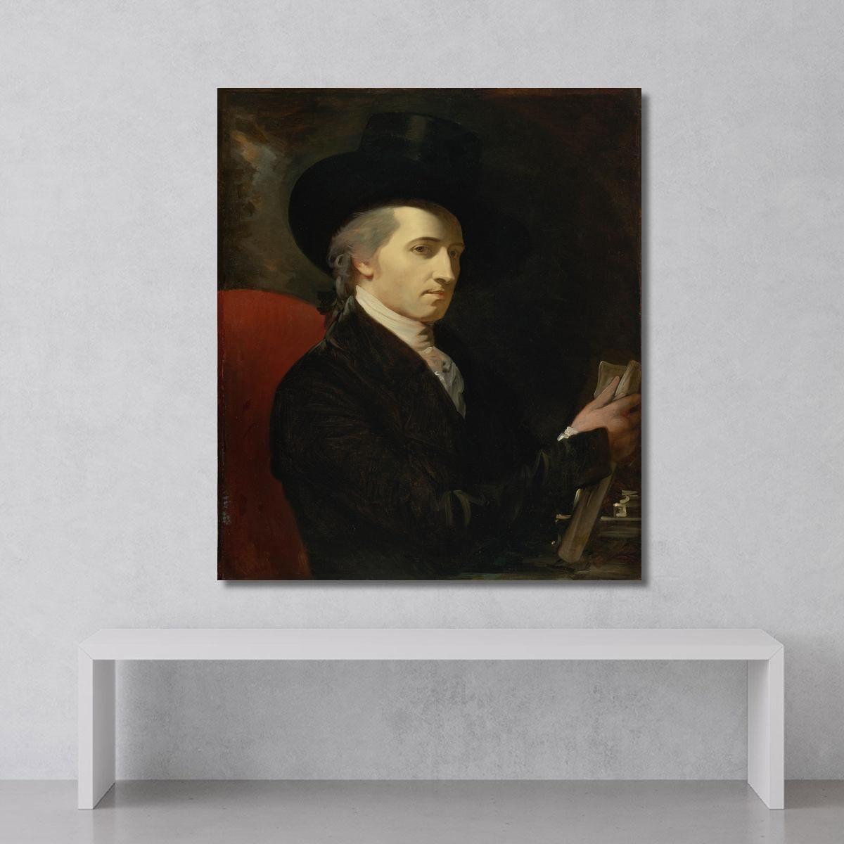 Self-Portrait Of The Artist Benjamin West bwt52 canvas print 