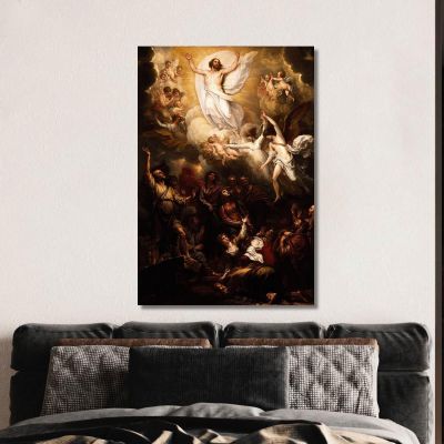 The Ascension Benjamin West bwt60 canvas print 