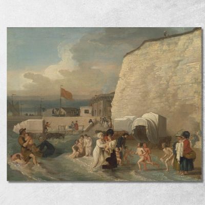 The Bathing Place At Ramsgate Benjamin West bwt61 canvas print 