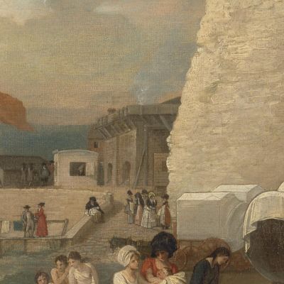 The Bathing Place At Ramsgate Benjamin West bwt61 canvas print