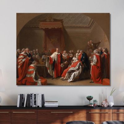 The Death Of Chatham Benjamin West bwt64 canvas print 