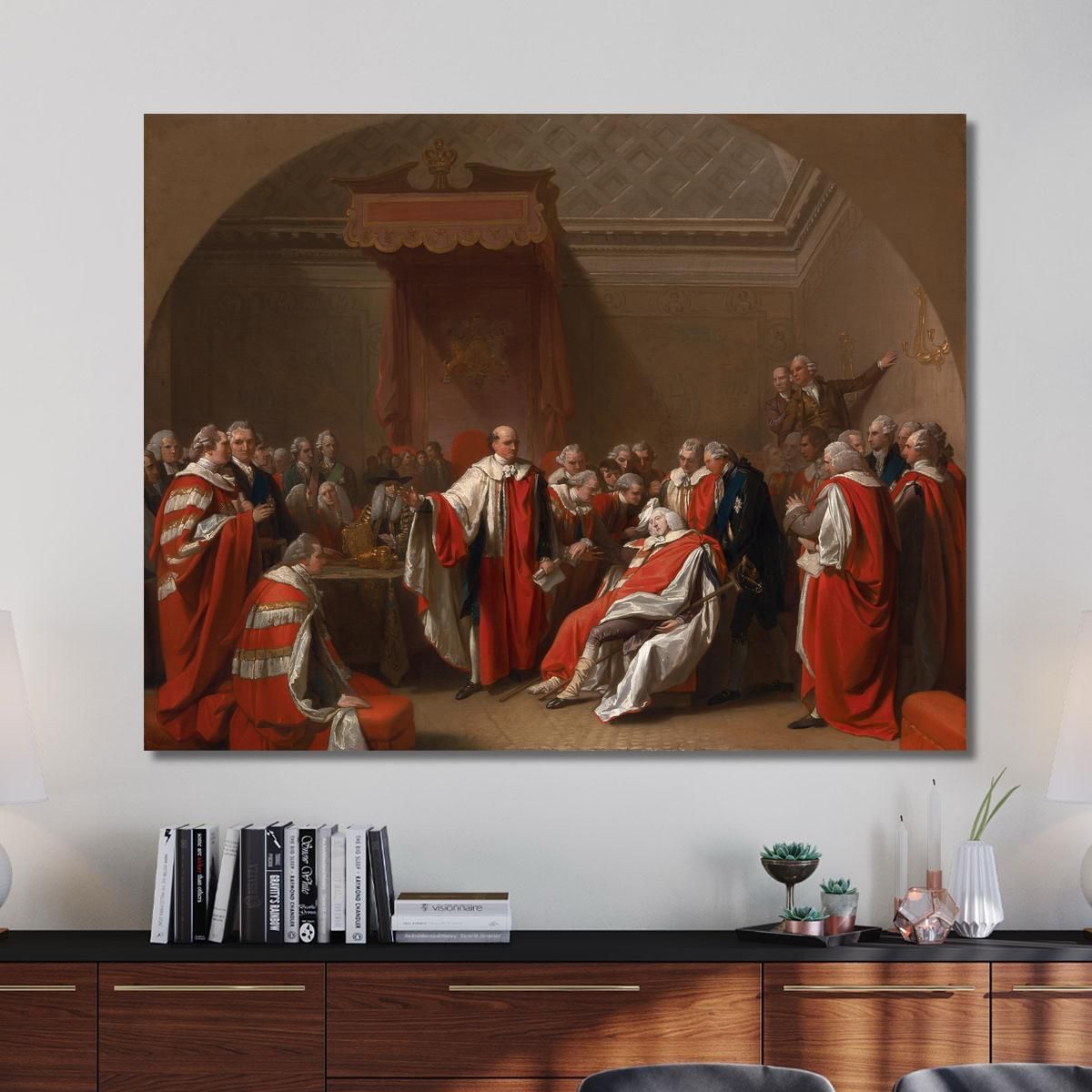 The Death Of Chatham Benjamin West bwt64 canvas print 