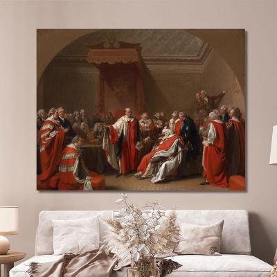 The Death Of Chatham Benjamin West bwt64 canvas print 