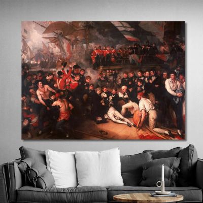 The Death Of Nelson Benjamin West bwt65 canvas print 