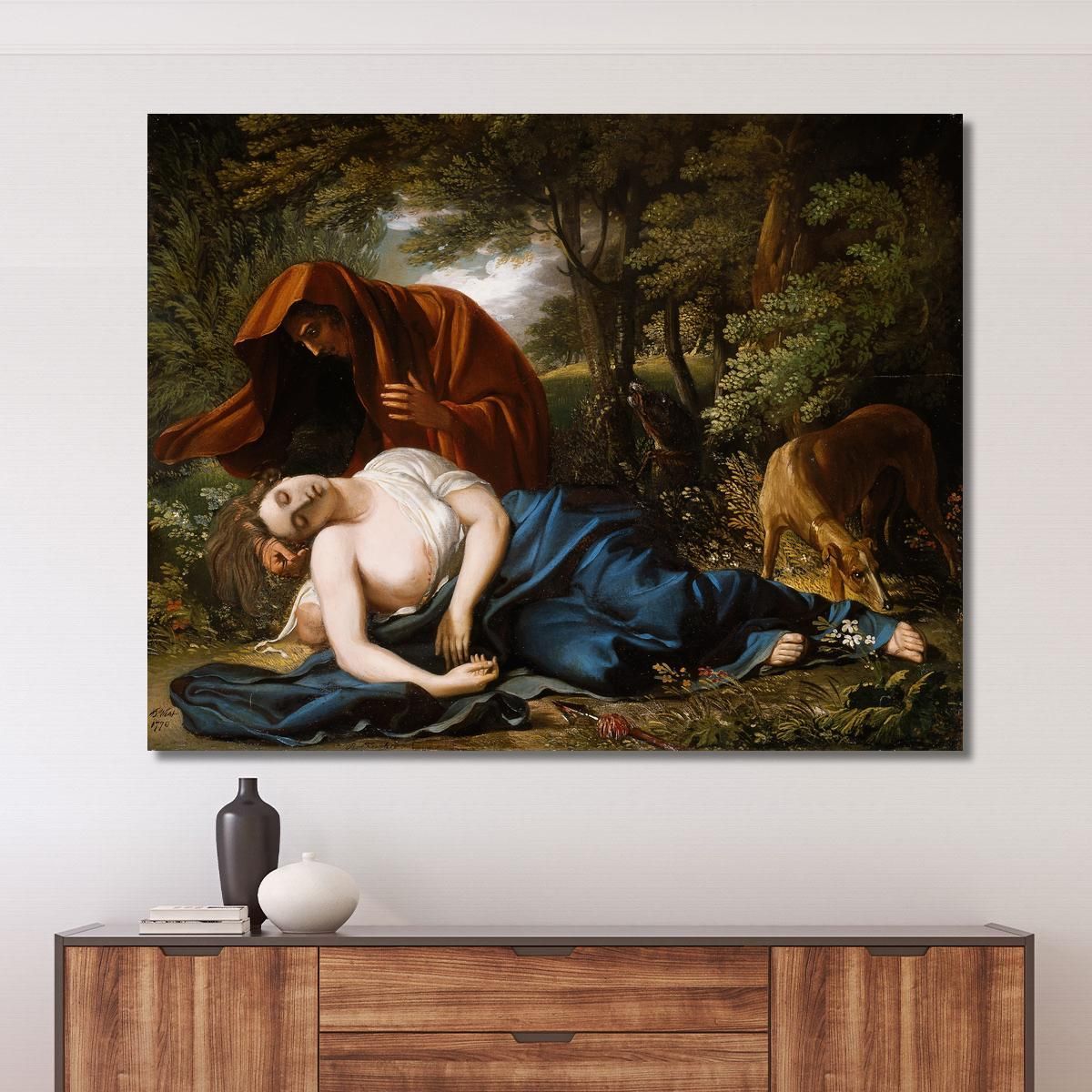 The Death Of Procris Benjamin West bwt66 canvas print 