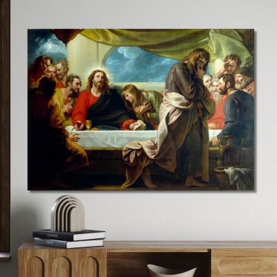 The Last Supper Benjamin West bwt70 canvas print 