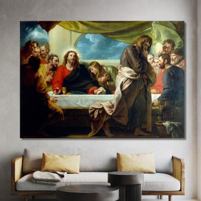 The Last Supper Benjamin West bwt70 canvas print 