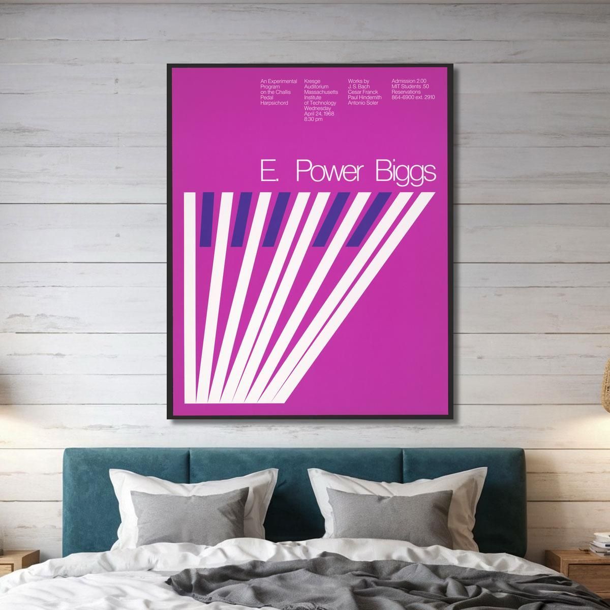 E. Power Biggs Dietmar Winkler dwk5 canvas print 