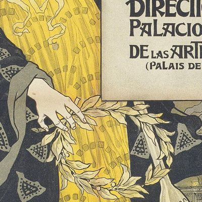 Madrid International Exhibition Eugène Grasset egs8 canvas print