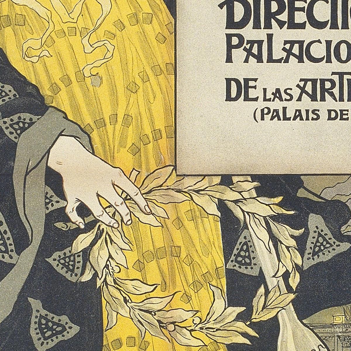 Madrid International Exhibition Eugène Grasset egs8 canvas print