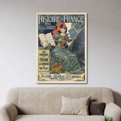 History Of France Eugène Grasset egs12 canvas print 