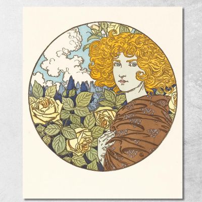 Jealousy Jealousy Eugène Grasset egs13 canvas print 