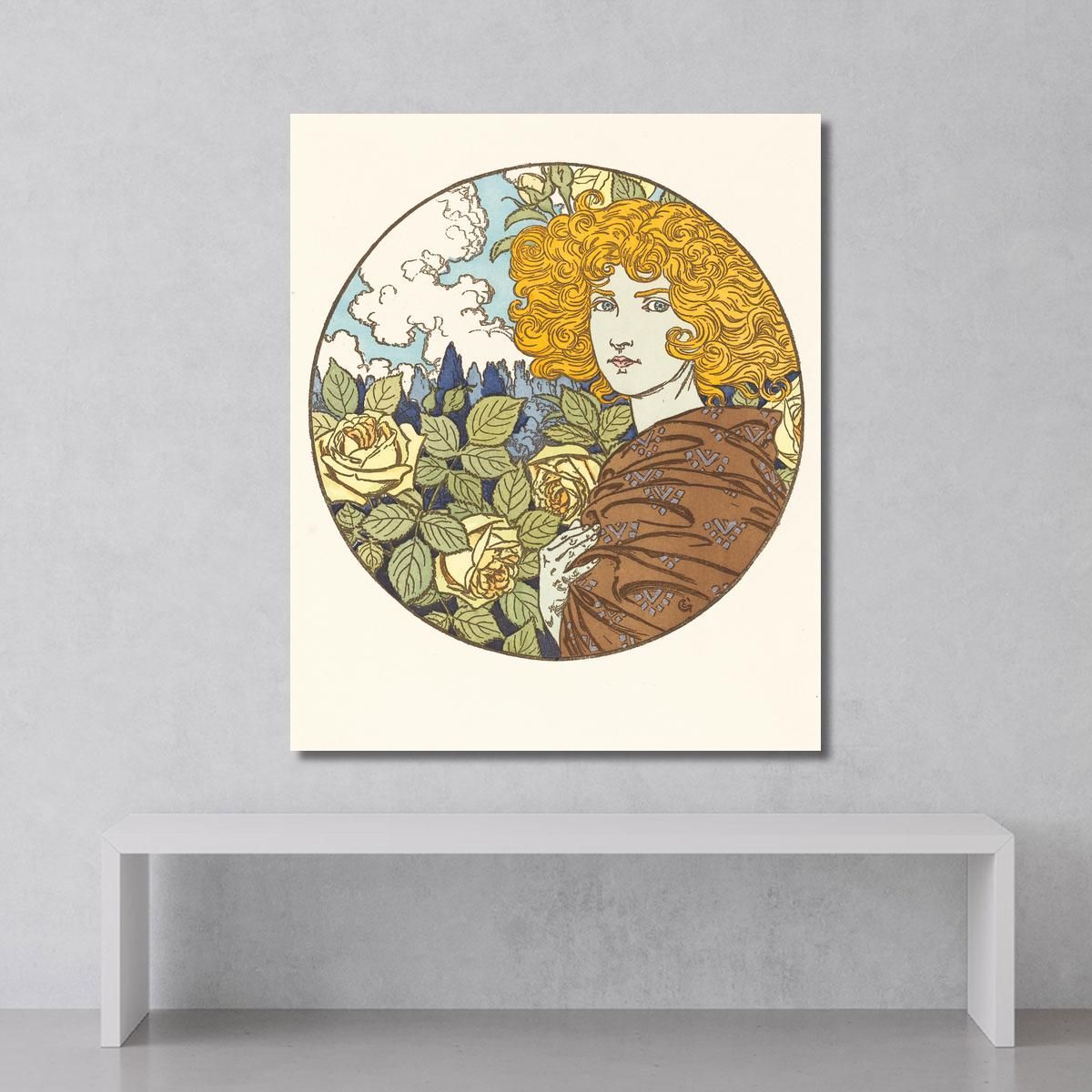 Jealousy Jealousy Eugène Grasset egs13 canvas print 