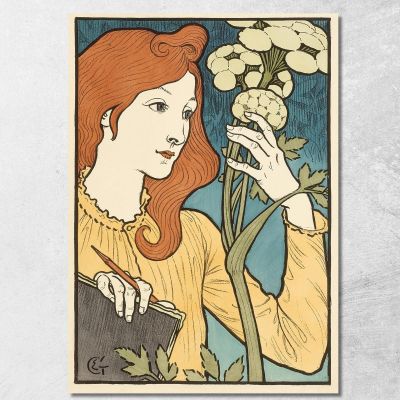 Hall Of The Hundred Eugène Grasset egs26 canvas print 