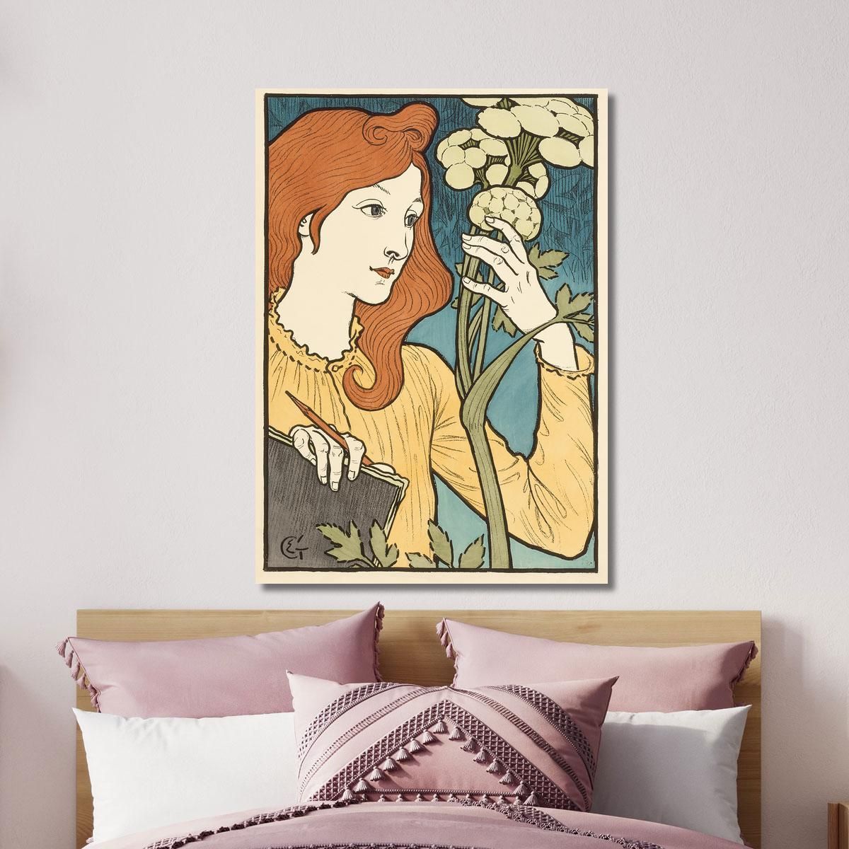 Hall Of The Hundred Eugène Grasset egs26 canvas print 