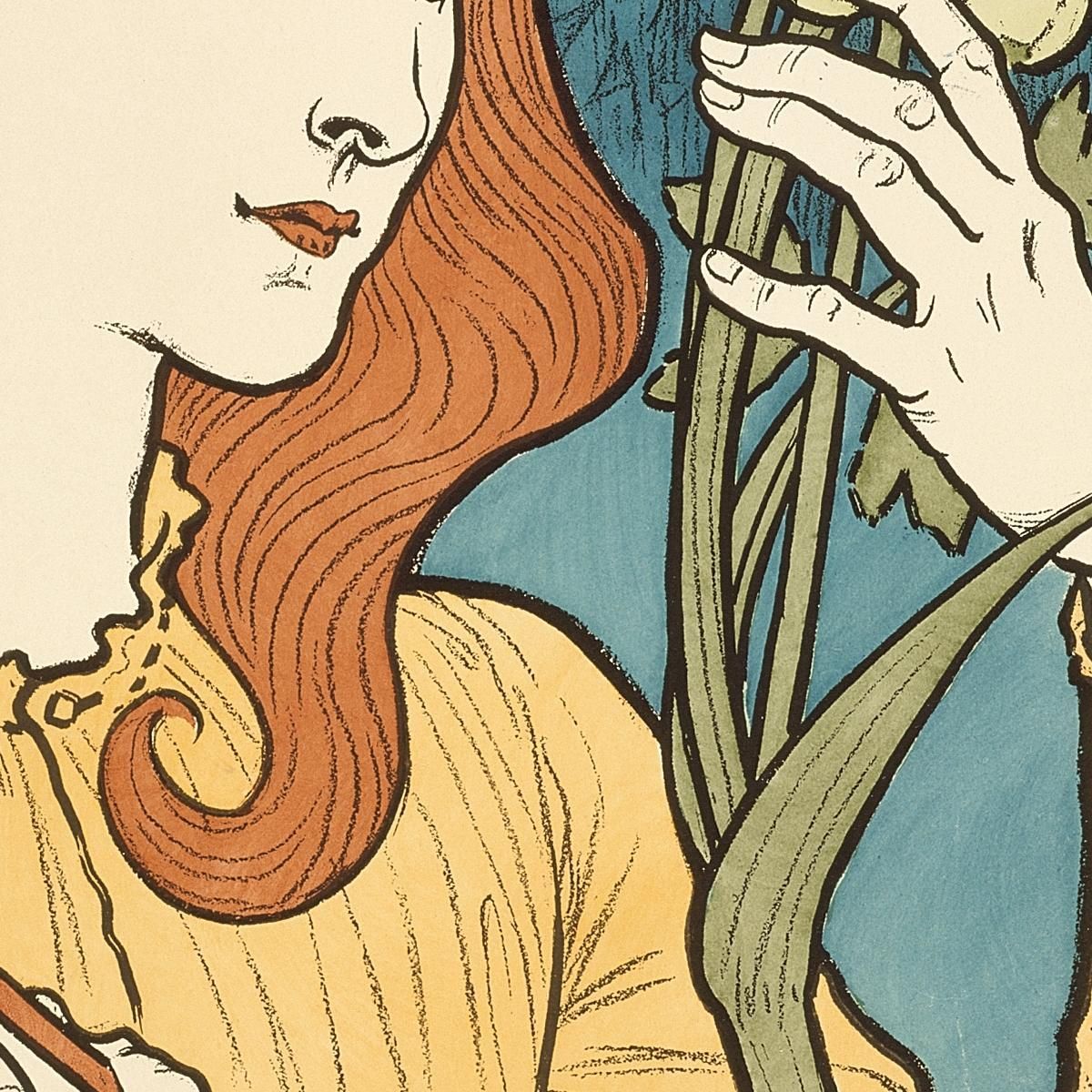 Hall Of The Hundred Eugène Grasset egs26 canvas print