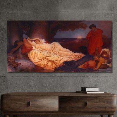 Cymon And Iphigenia Frederic Leighton flg14 canvas print 