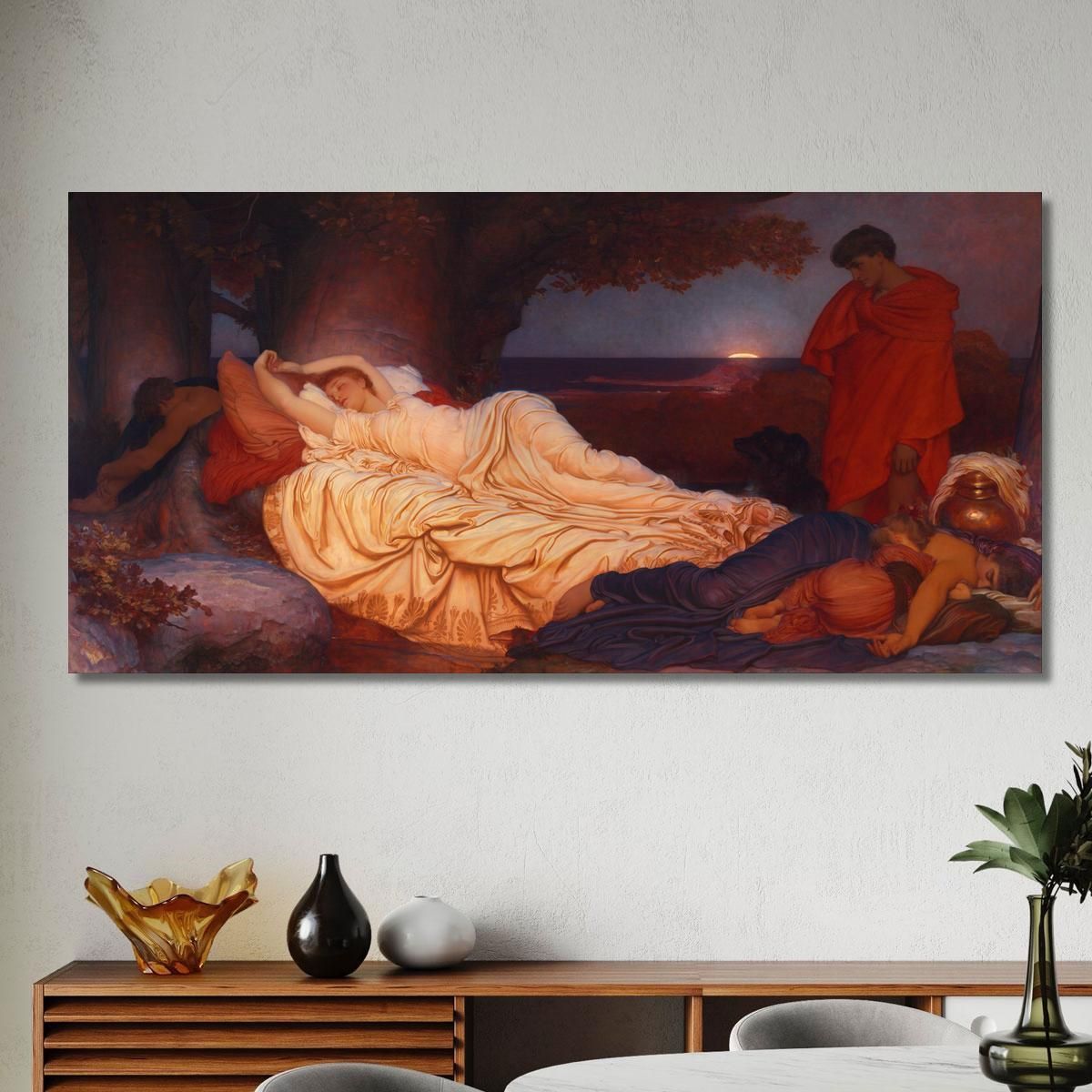 Cymon And Iphigenia Frederic Leighton flg14 canvas print 