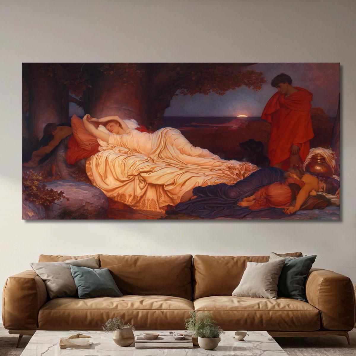 Cymon And Iphigenia Frederic Leighton flg14 canvas print 