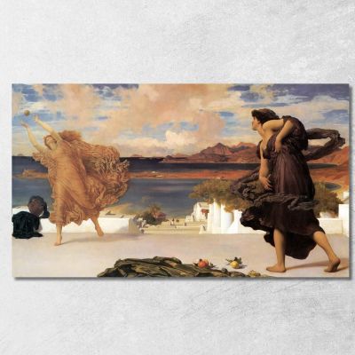 Greek Girls Playing Ball Frederic Leighton flg25 canvas print