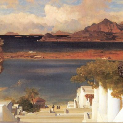 Greek Girls Playing Ball Frederic Leighton flg25 canvas print