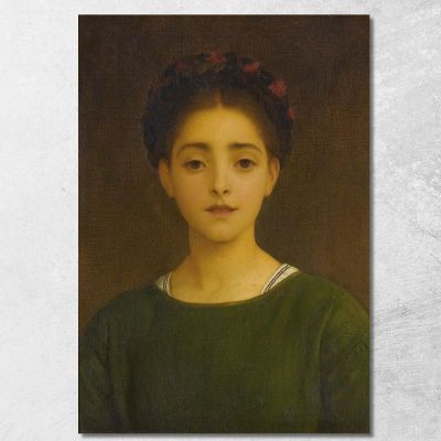 Leandra Frederic Leighton flg33 canvas print 