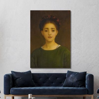 Leandra Frederic Leighton flg33 canvas print 