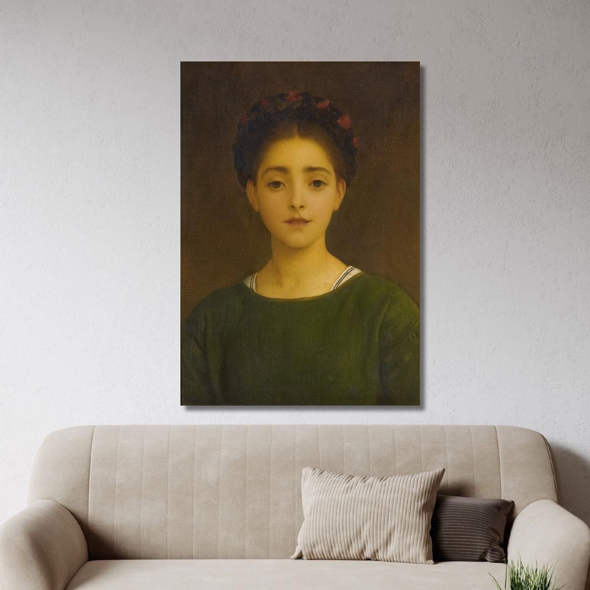 Leandra Frederic Leighton flg33 canvas print 