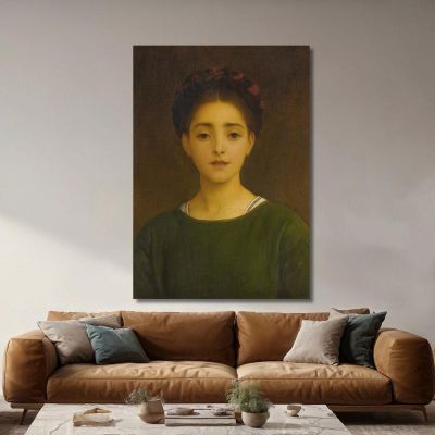 Leandra Frederic Leighton flg33 canvas print 