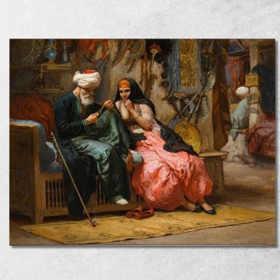 A Precious Jewel Frederick Arthur Bridgman fab3 canvas print 