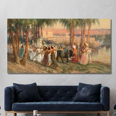 An Egyptian Procession 2 Frederick Arthur Bridgman fab9 canvas print 