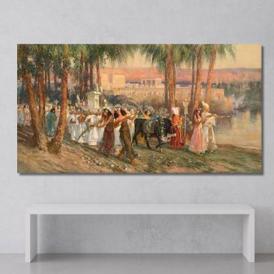 An Egyptian Procession 2 Frederick Arthur Bridgman fab9 canvas print 