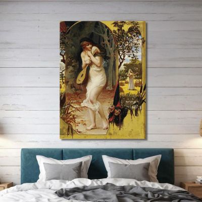 The Cicada Frederick Arthur Bridgman fab32 canvas print 