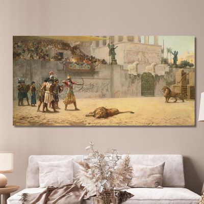 The Diversion Of An Assyrian King Frederick Arthur Bridgman fab55 canvas print 