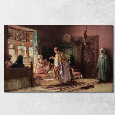 The Messenger Frederick Arthur Bridgman fab59 canvas print 