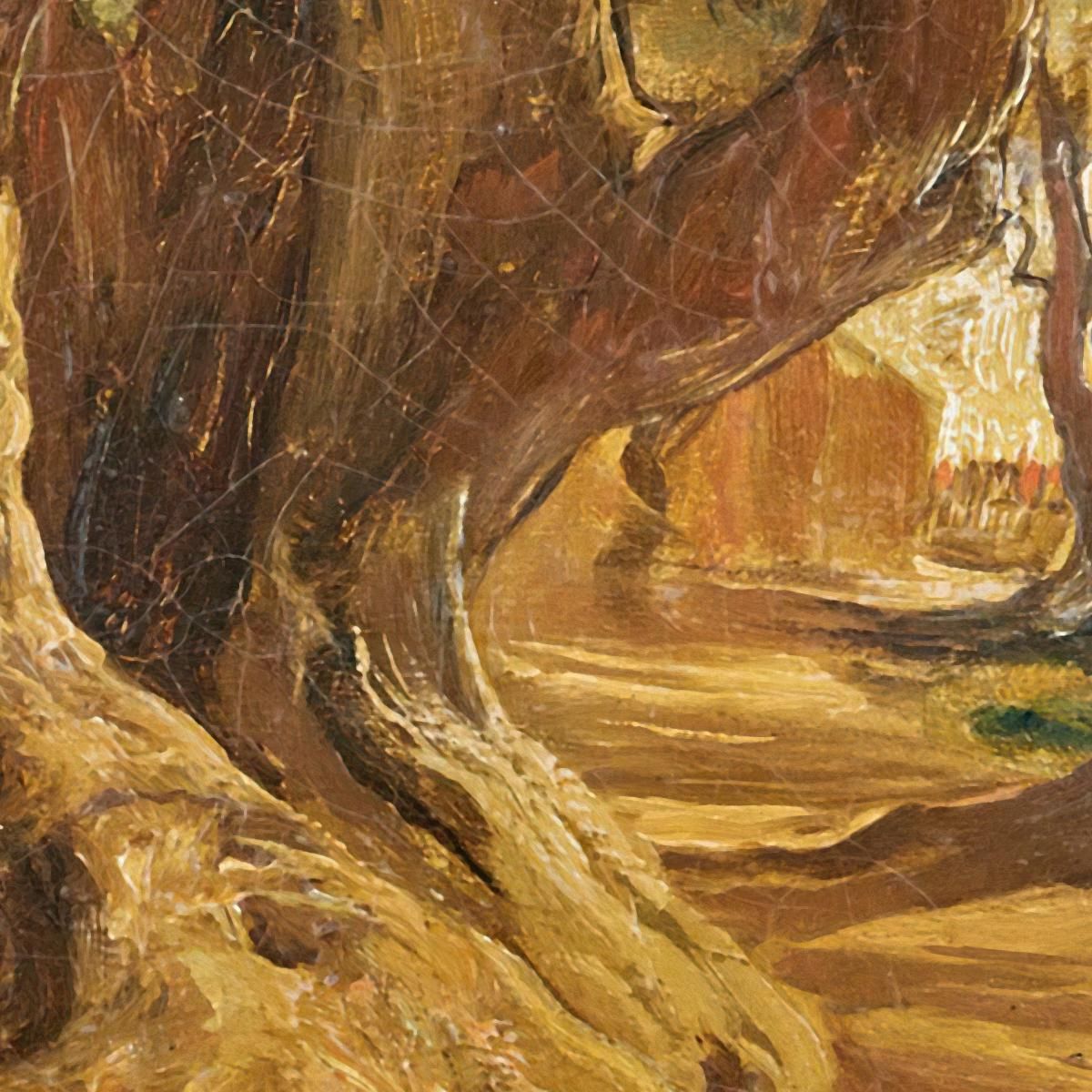 Tree Trunk Frederick Arthur Bridgman fab68 canvas print